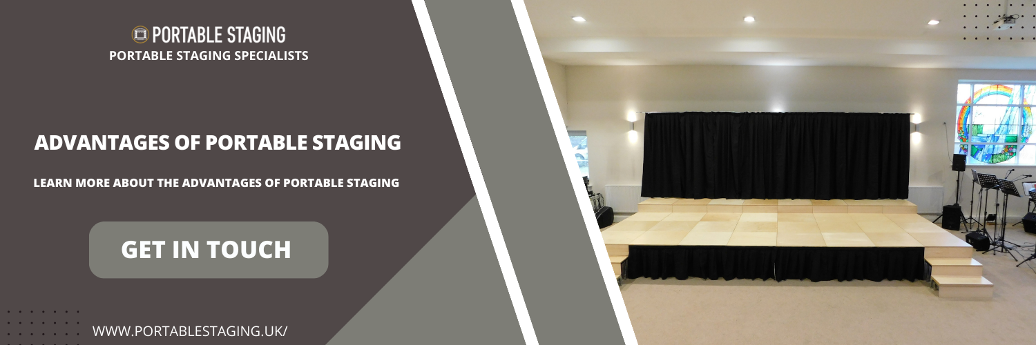 advantages of portable staging